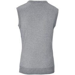 Mens Sleeveless Peru V-Neck Jersey - Grey