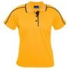 Ladies Vegas Golf Shirt - Yellow
