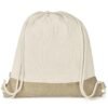Okiyo Bijin Jute & Cotton Drawstring Bag