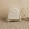 Okiyo Bijin Jute & Cotton Drawstring Bag