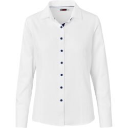 Ladies Long Sleeve Casablanca Shirt - Navy