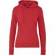 Ladies Bravo Hooded Sweater - Red