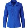 Ladies Long Sleeve Kensington Shirt - Royal Blue