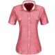 Ladies Short Sleeve Windsor Shirt - Red