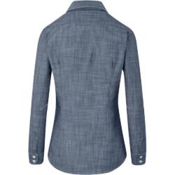 Ladies Long Sleeve Windsor Shirt - Navy