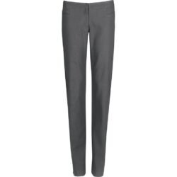 Ladies Cambridge Flat Front Pants - Grey