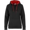 Ladies Solo Hooded Sweater - Red