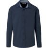 Mens Long Sleeve Warrington Shirt - Navy