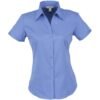 Ladies Short Sleeve Metro Shirt - Blue