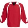 BIZ-3633-RW_1024X1024 Unisex Splice Track Top - Red White