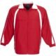 BIZ-3633-RW_1024X1024 Unisex Splice Track Top - Red White