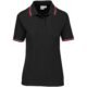 BIZ-4855-BLR_1024X1024 Ladies Cambridge Golf Shirt - Black Red