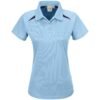 Ladies Splice Golf Shirt - Light Blue