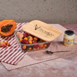 Okiyo Moshi Glass & Bamboo Lunch Box