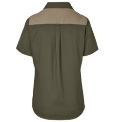 Ladies Short Sleeve Serengeti 2-Tone Bush Shirt