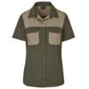 Ladies Short Sleeve Serengeti 2-Tone Bush Shirt