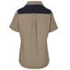 Ladies Short Sleeve Serengeti 2-Tone Bush Shirt