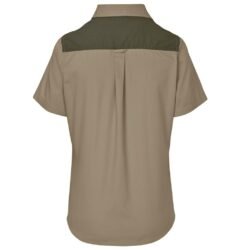 Ladies Short Sleeve Serengeti 2-Tone Bush Shirt
