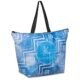 Pre-Printed Sample Hoppla Skyline Recycled PET Stitch-Bond Shopper With Zip