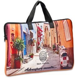 Pre-Printed Sample Hoppla Cloud Neoprene Laptop Sleeve with Handles – 15 -16 inch