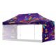 Coated Steel Sublimated Gazebo 6m x 3m - 2 Short Full-Wall Skins