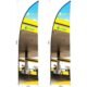 Legend 2m Sublimated Arcfin Flying Banner Skin - Set Of 2 (Excludes Hardware)