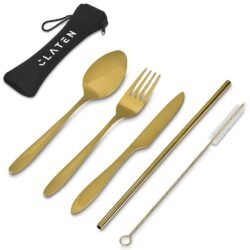 Serendipio Golden Cutlery Set