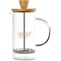 Okiyo Osu Glass & Bamboo Coffee Plunger - 350ml