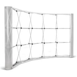 Legend Curved Banner Wall with Wings 3.5m x 2.25m