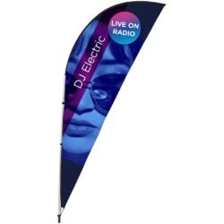 DISPLAY-7013-01_1024X1024 Legend 3M Sublimated Sharkfin Double-Sided Flying Banner - 1 complete unit