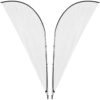 DISPLAY-7013-NO-LOGO_1024X1024 Legend 3M Sublimated Sharkfin Double-Sided Flying Banner - 1 complete unit