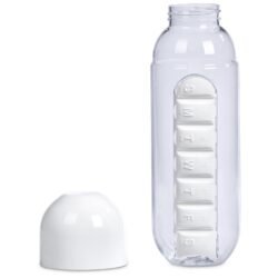 Altitude Vita-Stream Pill Box Plastic Water Bottle - 600ml