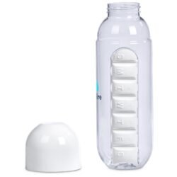 Altitude Vita-Stream Pill Box Plastic Water Bottle - 600ml