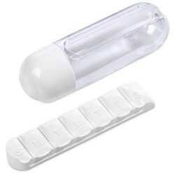 Altitude Vita-Stream Pill Box Plastic Water Bottle - 600ml