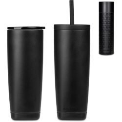 Alex Varga Aurelian Stainless Steel 2-in-1 Vacuum Tumbler & Straw