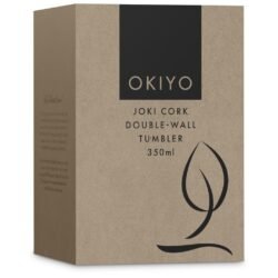 Okiyo Joki Cork & Wheat Straw Double-Wall Tumbler – 350ml
