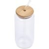 Okiyo Natsu Glass & Bamboo Tumbler & Straw - 500ml