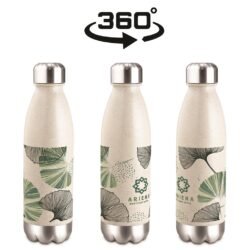 Okiyo Kimi Wheat Straw Water Bottle - 680ml