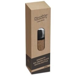 Kooshty Kork Hands-Free Glass Water Bottle – 850ml
