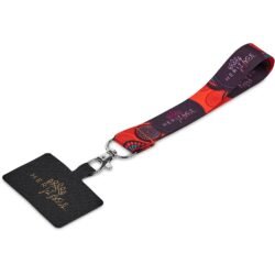 Altitude Rambler Single-Sided Sublimated Satin Wrist Phone Strap