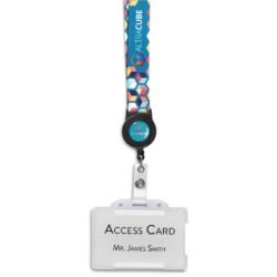 Altitude Badge Reel Single-Sided Sublimated Satin Lanyard
