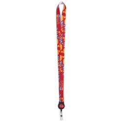 Altitude Badge Reel Single-Sided Sublimated Satin Lanyard