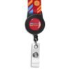 Altitude Badge Reel Single-Sided Sublimated Satin Lanyard