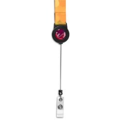 Altitude Badge Reel Double-Sided Sublimated Satin Lanyard