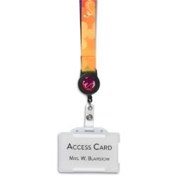 Altitude Badge Reel Double-Sided Sublimated Satin Lanyard
