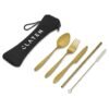 Serendipio Golden Cutlery Set