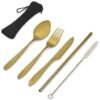 Serendipio Golden Cutlery Set