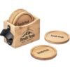 Okiyo Kanpai Bamboo Coaster & Bottle Opener Set