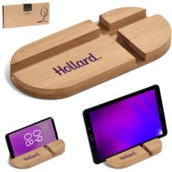 Okiyo Kurosu Bamboo Phone Stand