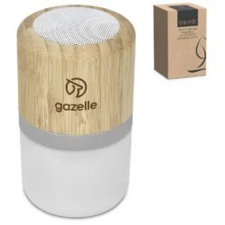 Okiyo Heiwa Bamboo Bluetooth Speaker & Night Light